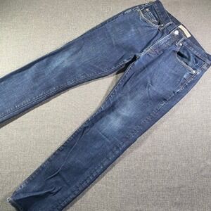 Gap 1969 Slim Fit Mens Dark Wash Blue Stretch Denim Jeans 30x30